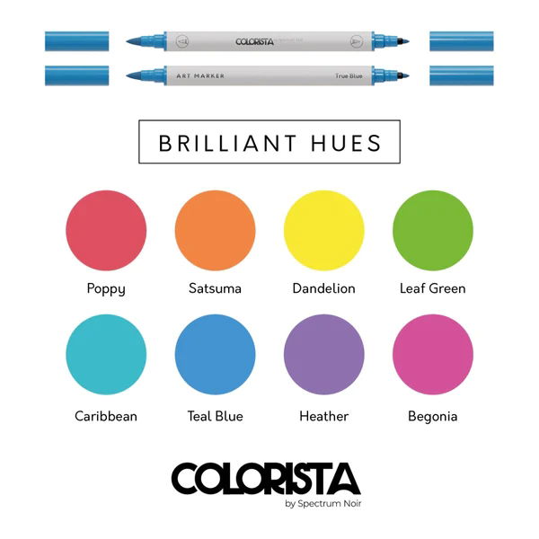 Brilliant Hues - Art Marker (8 pc)