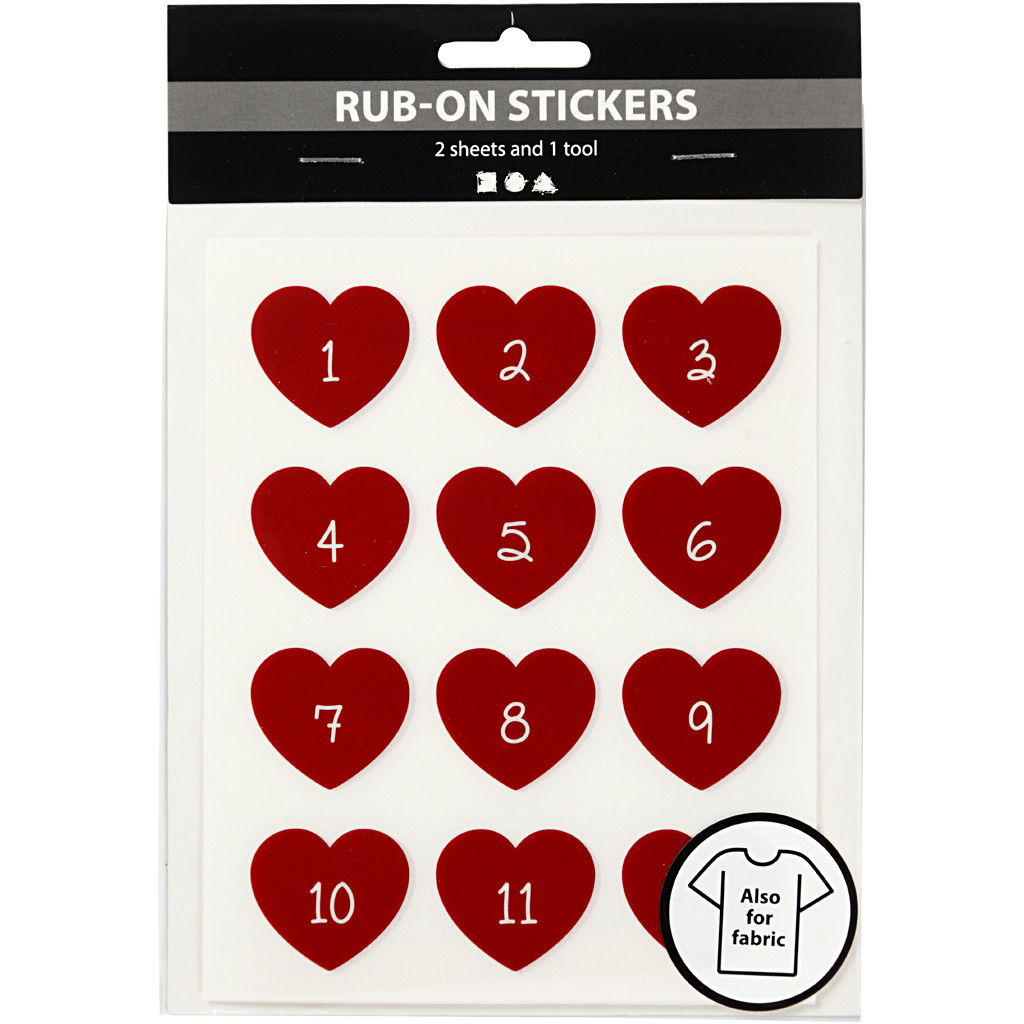 CH283960 Advent Rub On Sticker Sheet (2)