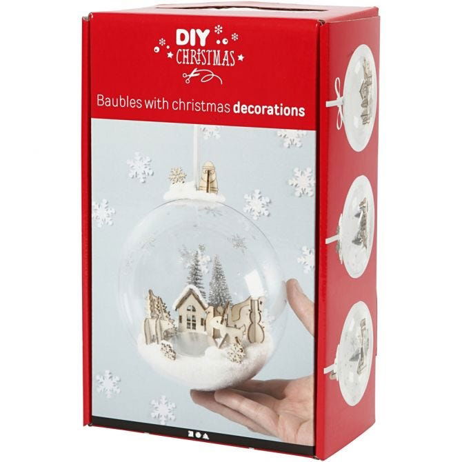 Christmas Scene Bauble Craft Kit