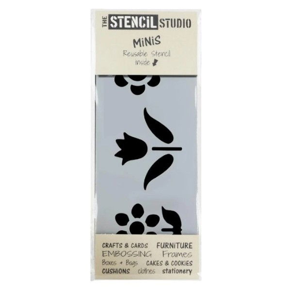 Little Flowers Mini Craft Stencil 