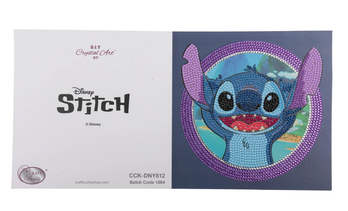 Stitch- Disney Crystal Art Card Kit