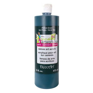 Phthalo Green- Decoart Canvas Art Acrylics 473ml