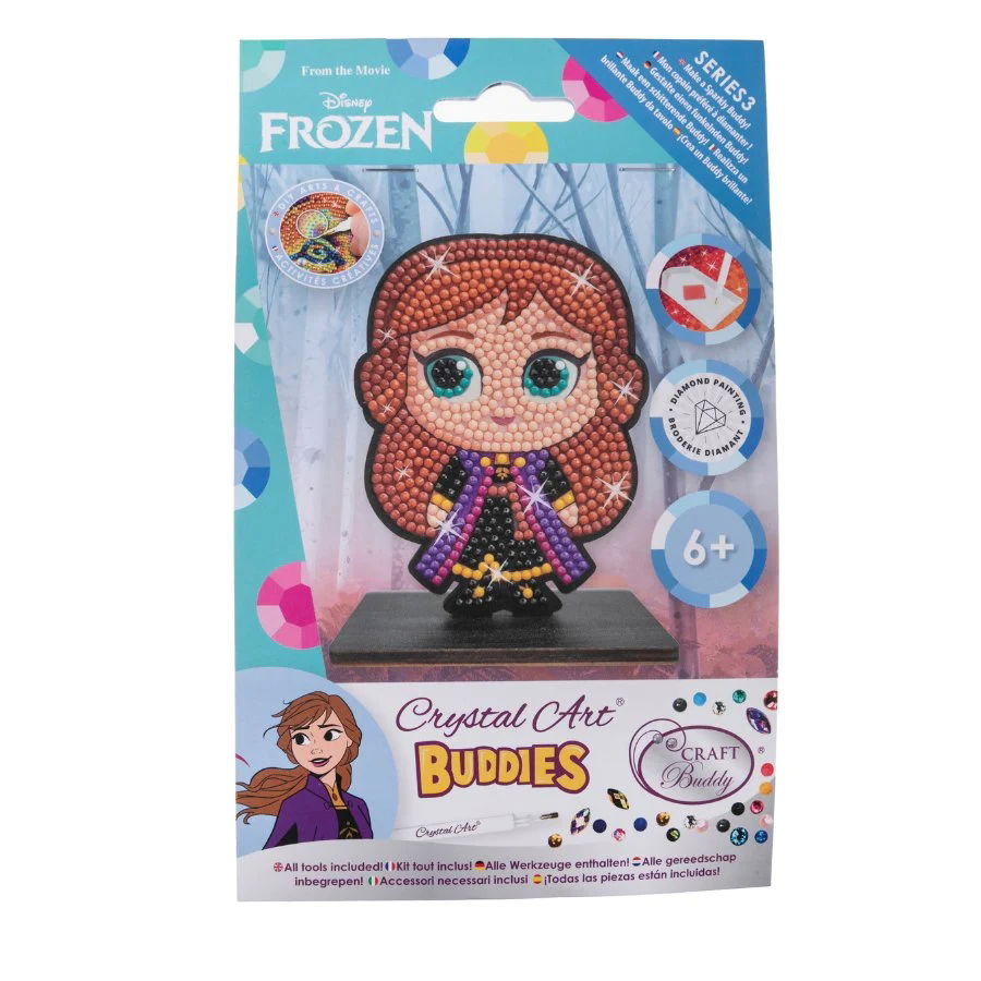 Anna- Disney Collection Crystal Art Buddy Kit