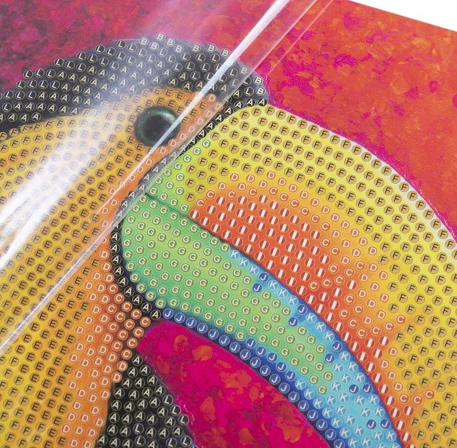 Toucan- Crystal Art Card Kit 18x18cm