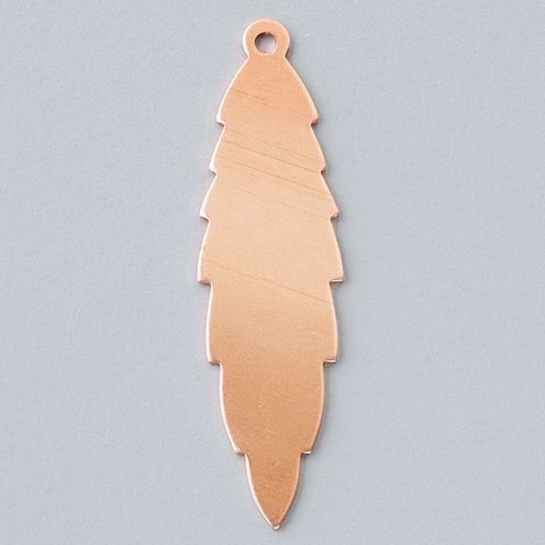 9918512 Leaf Pendant- Enamelling