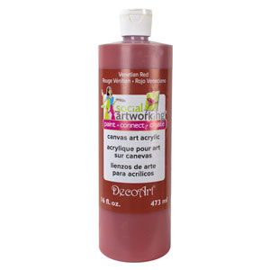 Venetian Red- Decoart Canvas Art Acrylics 473ml