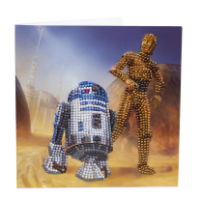 R2-D2 & C-3PO- Crystal Art Card Kit 18x18cm