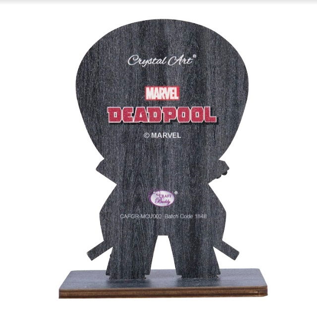 Deadpool- Marvel Crystal Art Buddy Kit 11 x8 cm approx