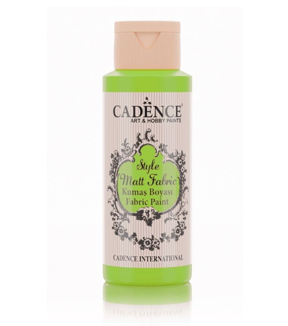 CHF645 Pistachio Green Style Matt Fabric Paints Cadence Bottle