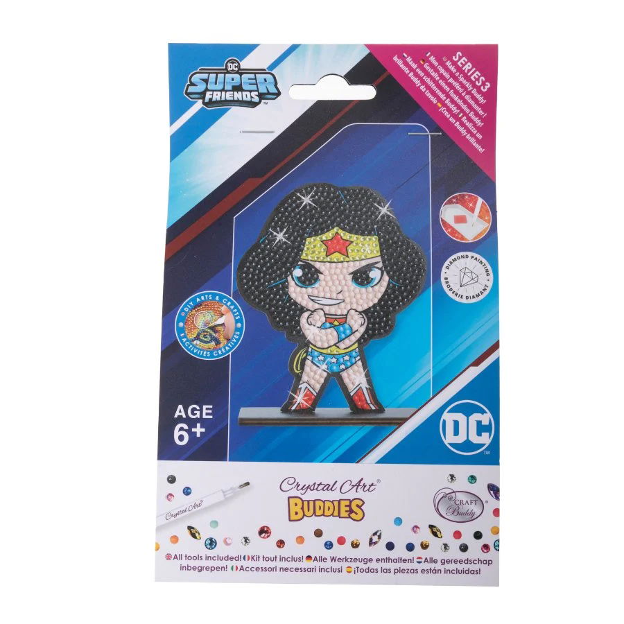 WONDER WOMAN CRYSTAL ART BUDDY