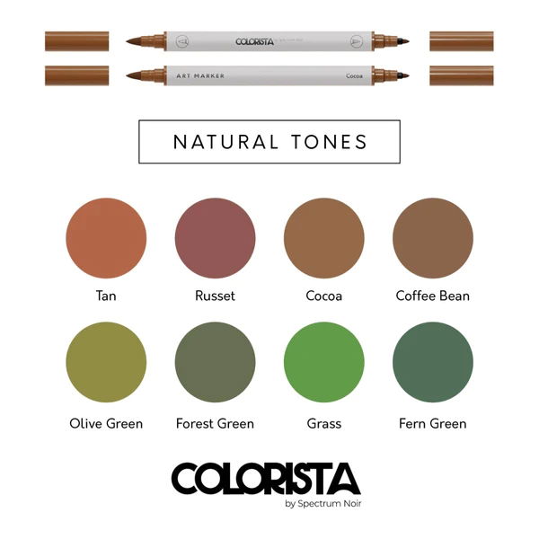 Natural Shades - Art Marker (8 pc)