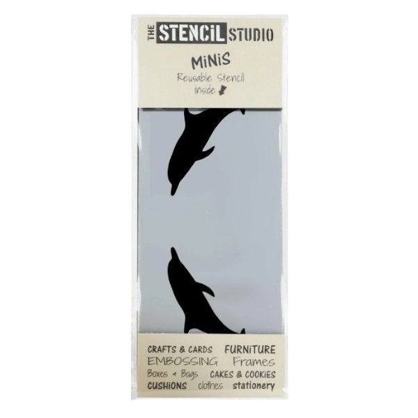 Dolphins Mini Craft Stencil