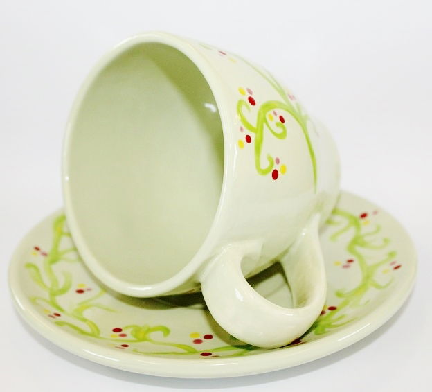 4037 Tapered Tea Cup & Saucer