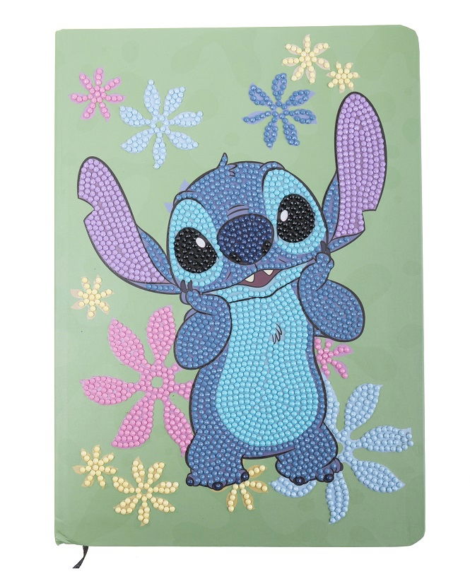 CANJ-DNY604 Stitch Crystal Art Notebook Kit front view