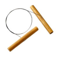 Pottery clay cut-off wire tool for cutting and removing clay from pottery wheels, sculpting, and ceramic crafting.