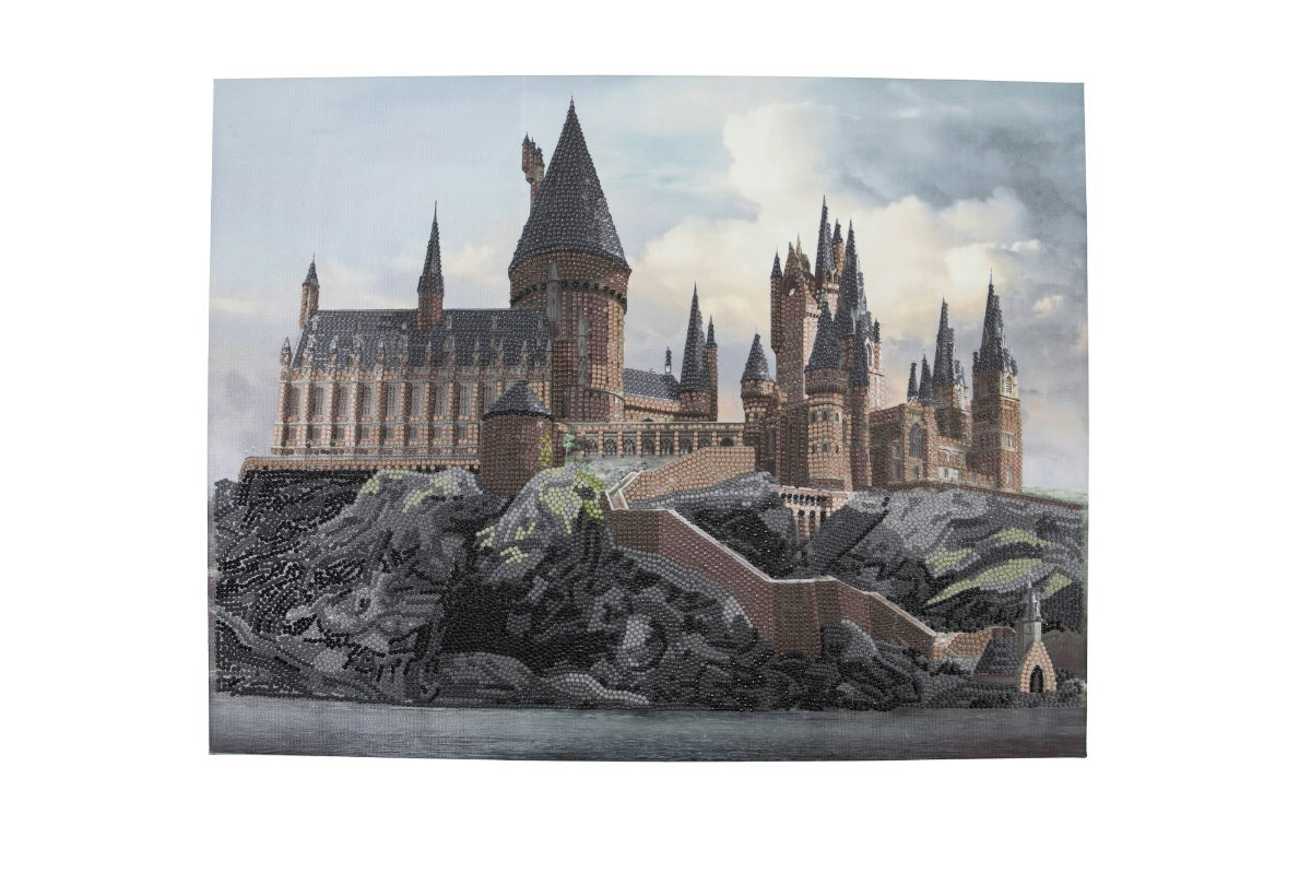 HOGWARTS CASTLE CRYSTAL CANVAS  HARRY POTTER 40X50m