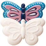 BUTTERFLY PLAQUE 7\"w