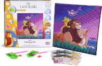 Lion King Family - Crystal Art Kit 30 x 30cm