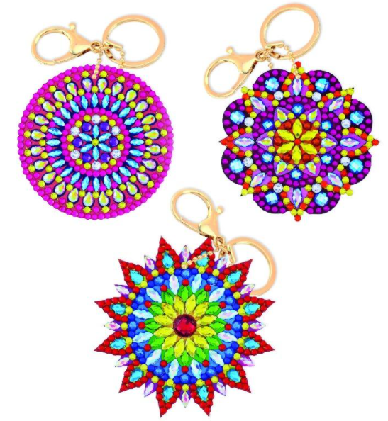 Mandala Keyrings