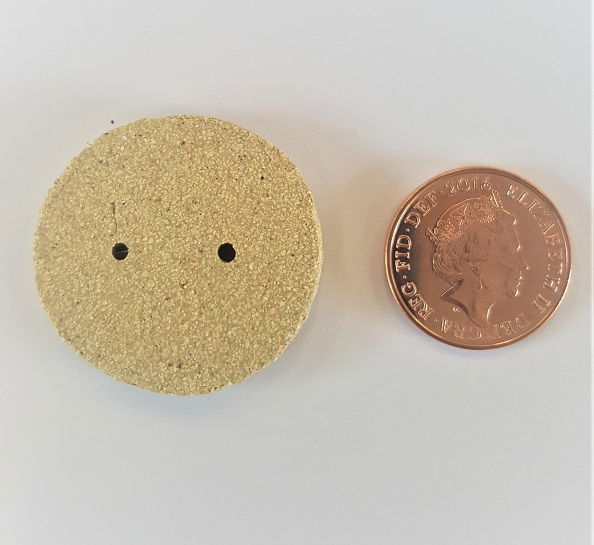 Ceramic Button Size comparison