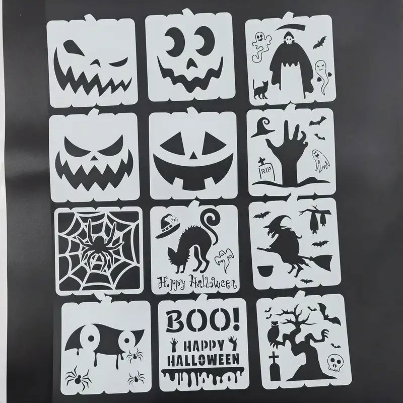 Halloween Stencil Set (12)