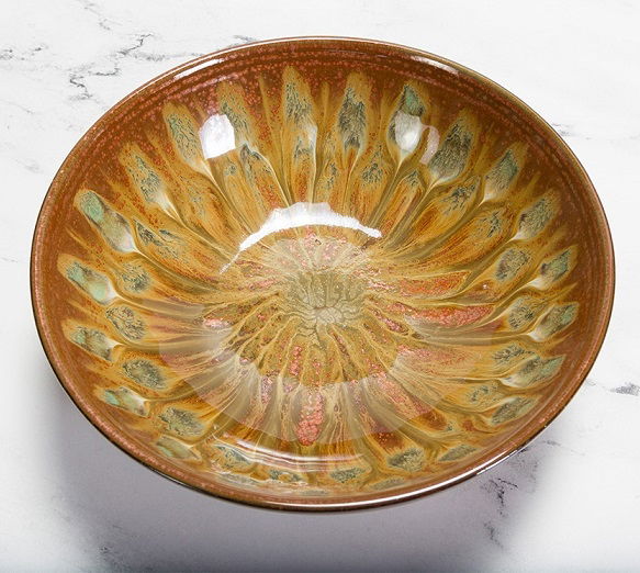 Stoneware Rimmed Bowl