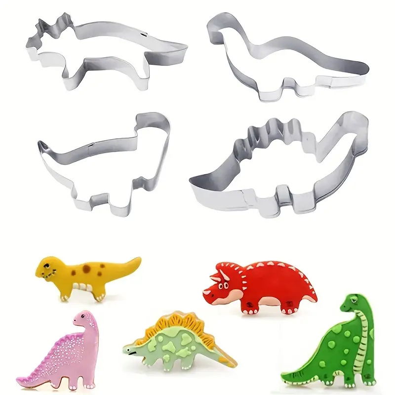 Dinosaur Cookie Cutter Set 4 Pieces