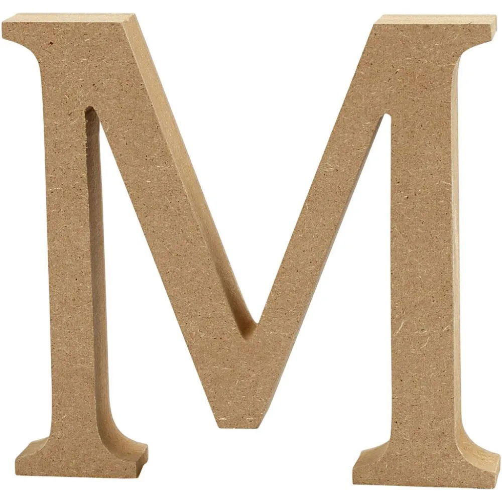 LETTER M - MDF - H: 13cm WIDTH 2cm