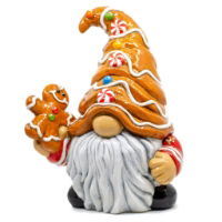 5425 Gingerbread Gnome Painted Bisque