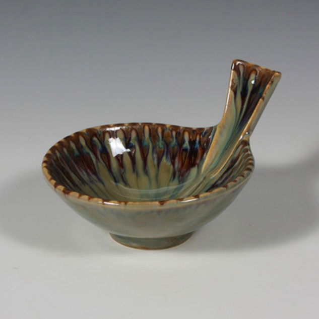 SB111 Handled Bowl- Stoneware Bisque Blank