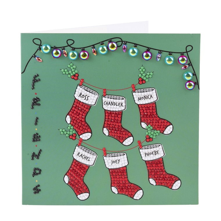 Holiday Cheer- Crystal Art Card Kit 18cm