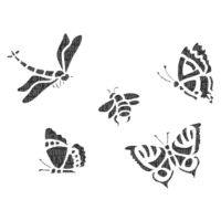 Bees and Bugs Mini Craft Stencil