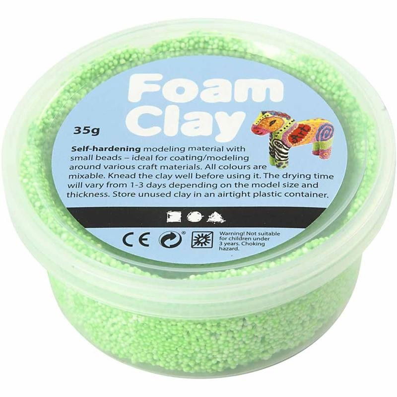 ch78927 Neon Green Foam Clay 35g