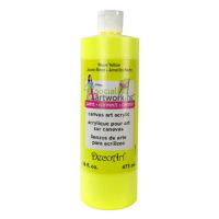 Neon Yellow- Canvas Art Acrylic Paint 473ml