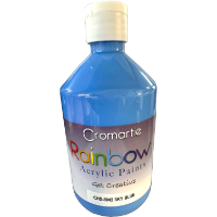 Sky Blue-  Cromartie Rainbow Acrylic Paint 500ml