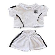 White Football Outfit (Fits Teddytastic 16 Inch Bears)