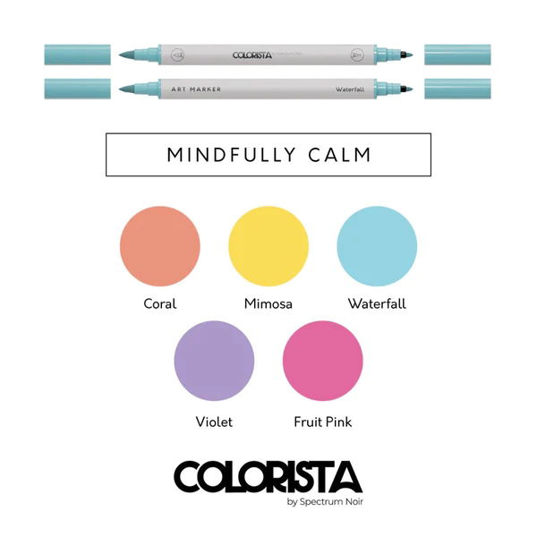 Mindfully Calm - Colouring Kit (12 pc)