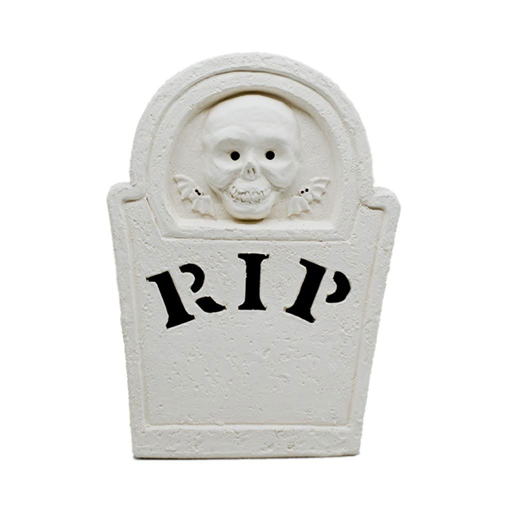 Unpainted Tombstone Lantern ceramic bisque blank for Halloween Paint Your Own Pottery and pottery painting studios
