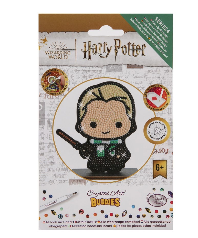 CAFGR-HPS010 Draco Malfoy- Harry Potter Crystal Art Buddy Kit packaging