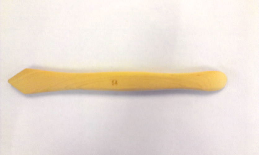 Boxwood Modelling Tool No. 14 for clay sculpting and ceramic detailing (CH6614)