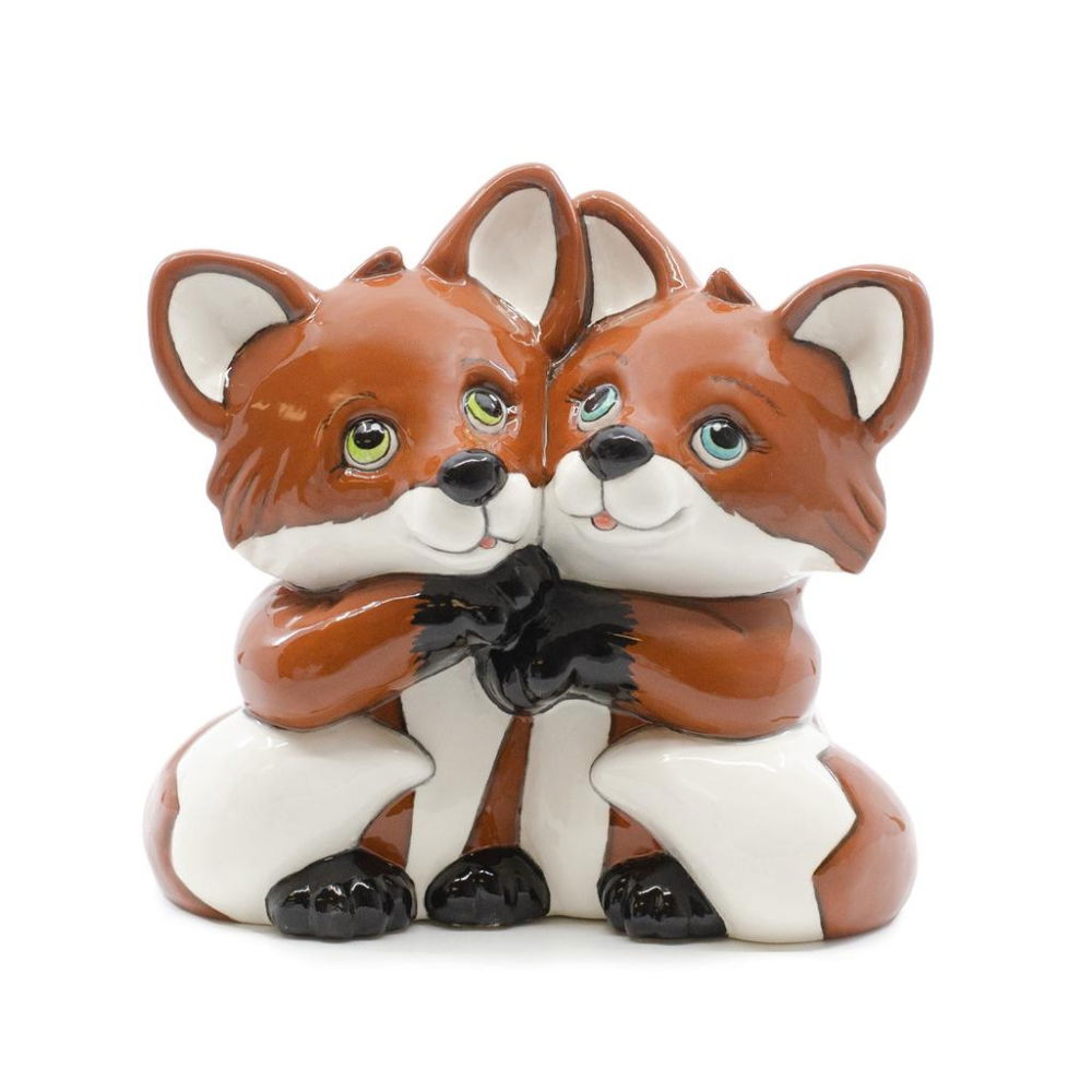 Fox Huggable - Ceramic Bisque Bisqueware Figurine Paint Your Own 