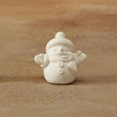 5212 Snowman Tiny Topper bisque