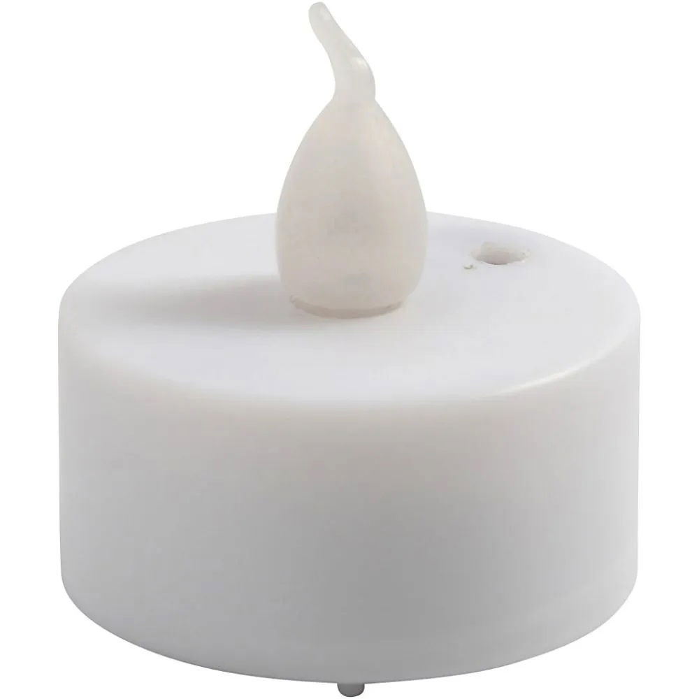 LED Tea Light Candles 35mm H, 38mm H (6 pieces)