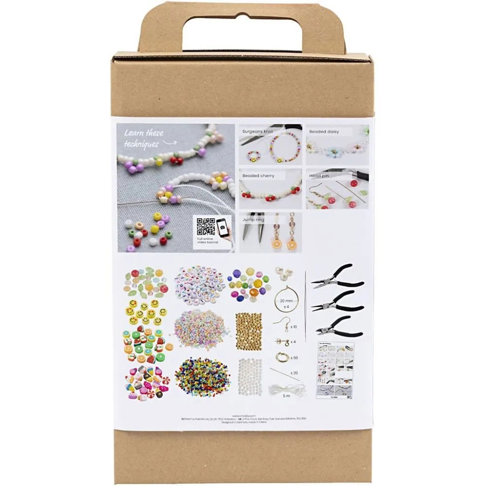 STARTER CRAFT KIT JEWELLERY VIBRANT COLOURS