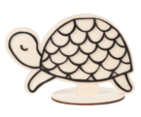 CH791958 Turtle Wooden Figure