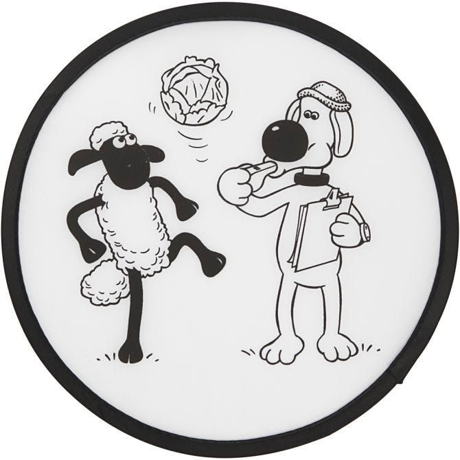 CH474314 Frisbee with design for decorating 25cm out of pack