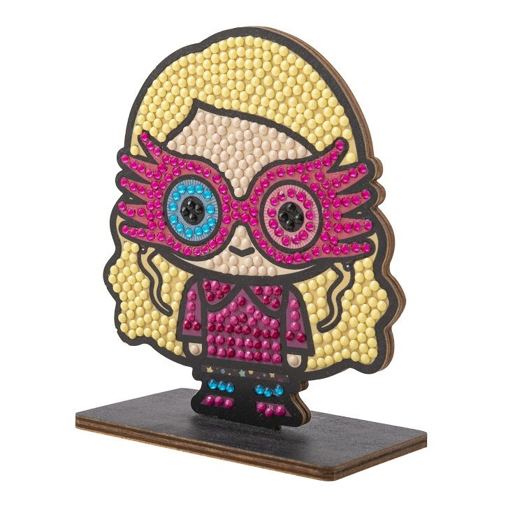 CAFGR-HPS009 Luna Lovegood- Harry Potter Crystal Art Buddy Kit angled