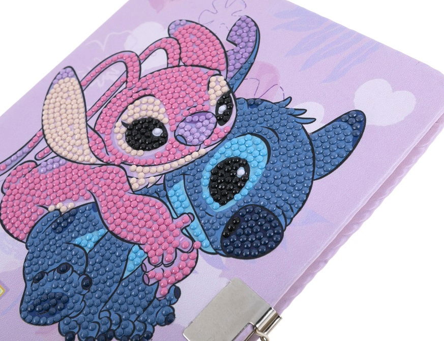 Stitch & Angel - Crystal Art Secret Diary Kit