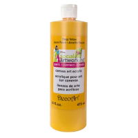 Deep Yellow- Decoart Canvas Art Acrylics 473ml