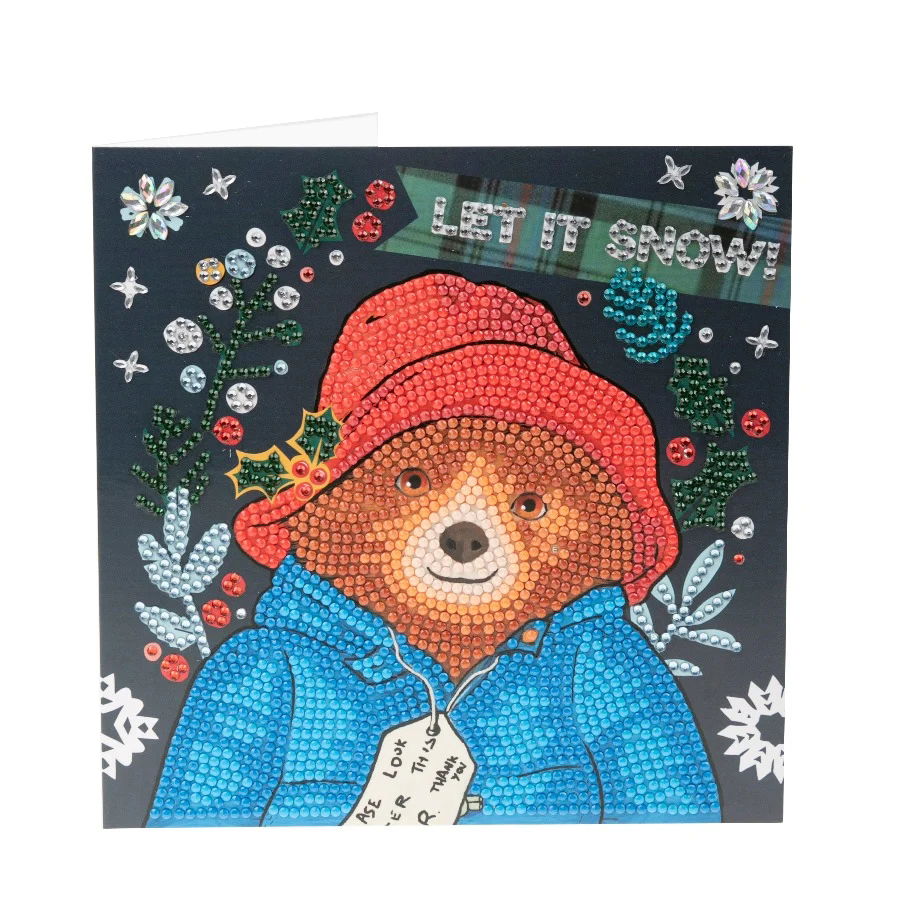 CCK-PDB203-05 Let It Snow - Paddington Bear Crystal Art Kit